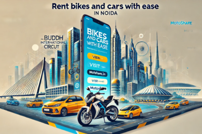 Explore Noida with Ease: Rent Bikes and Cars Online via Motoshare