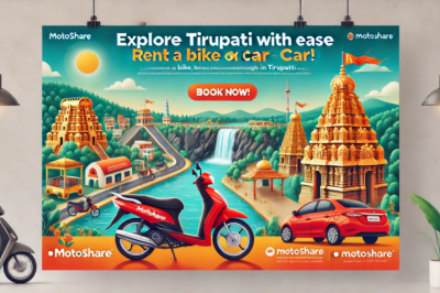 Explore Tirupati with Ease: Rent Bikes and Cars Online with Motoshare