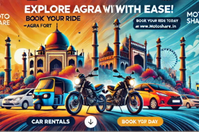 Explore Agra with Ease: Top Bike & Car Rental Services from Motoshare