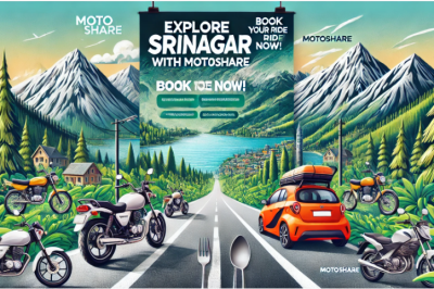 Explore Srinagar Effortlessly with Motoshare’s Bike and Car Rentals: Your Gateway to Adventure